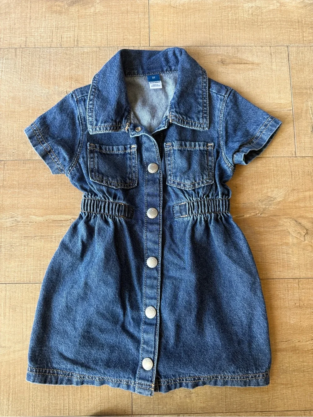 Lot of 7 sz 2T Baby GAP, old navy, Hanna Andersson, H&M: 5 dresses 1shirt 1pant